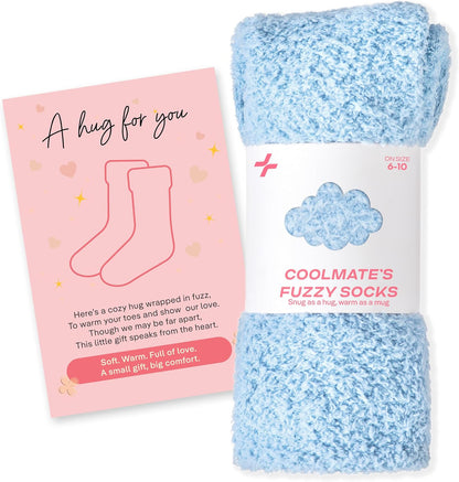 COOLMATE Fuzzy Socks for Women Gift Box – Cozy Soft Cloud Socks for Spa Home, Mother’s Day Gifts for Mom Grandma
