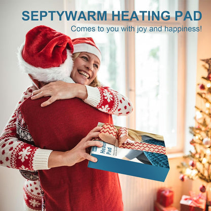 Heating Pad for Back, Electric Heating Pads for Cramps/Abdomen/Waist/Shoulder with 6 Heat Settings and Auto-Off, Moist/Dry Heat pad, Mothers Day Gifts for Mom Women Wife Grandma, 12" x 24"