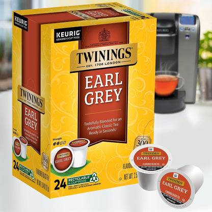 Twinings Earl Grey Tea Keurig K-Cups, 96 Count