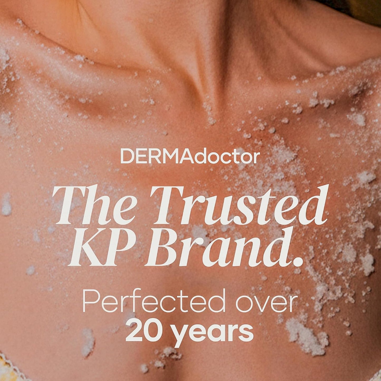 DERMAdoctor KP Bump Eraser Body Scrub with 10% AHAs + PHAs for Keratosis Pilaris, Dry, Rough, and Bumpy Skin, Dermatologist Formulated Exfoliating Body Scrub with Glycolic and Lactic acids - 8 Fl oz