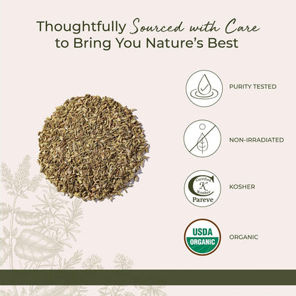 Starwest Botanicals Organic Fennel Seed, Baking, Non-GMO - Bulk 1 lb Bag