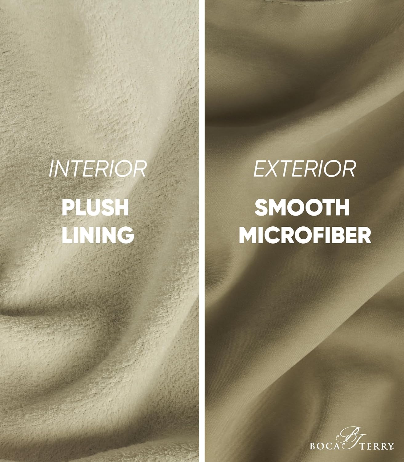 Women's Microfiber Robe by BOCA, Luxury Hotel Bathrobe, Generous Sizing