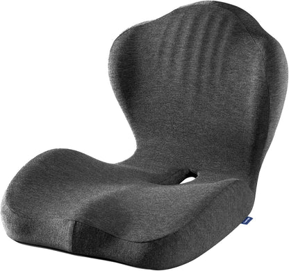 Seat Cushion for Car Truck Driver, Memory Foam Seat Cushion with Adjustable Strap,Ergonomic Lumbar/Back Support & Sciatica Relief for Long Drives, Orthopedic Cushion for Office Chair, Car, Semi Truck