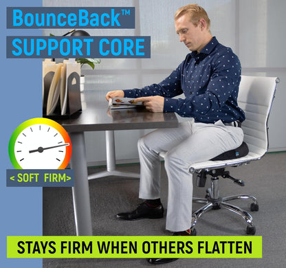 PT ENDORSED Donut Pillow for Tailbone Pain Relief Cushion - Coccyx & Hemorrhoid Pillow for Sitting - Donut Seat Cushion for Pressure Relief, Prostate, Postpartum, Pressure Sores, Lifting Cushions