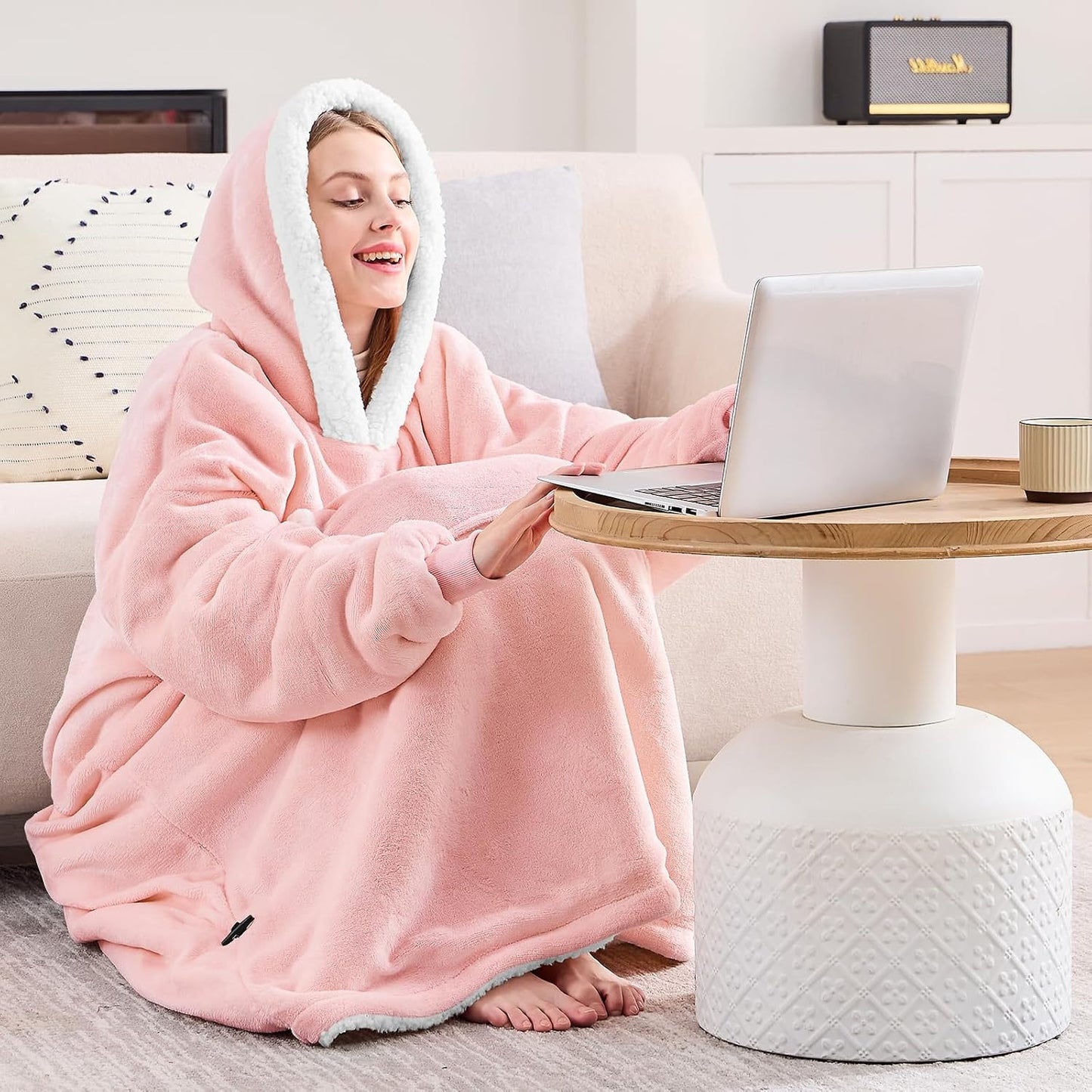 yescool Wearable Blanket Hoodie as Christmas Birthday Gifts for Women Mom - Colors A