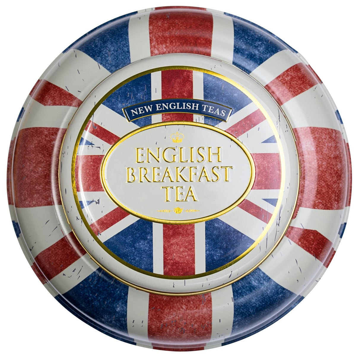 New English Teas Union Jack Tea Tin with 240 English Breakfast Tea Bags