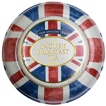 New English Teas Union Jack Tea Tin with 240 English Breakfast Tea Bags