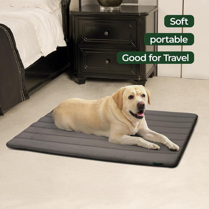 BALANCE Dog Crate Pad, Dog Foam Crate Mat Kennel Pad, Washable Water-Resistant Pet Bed Flat Dogs Cage Mat for Large Dogs
