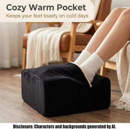 Work Foot Rest Under Desk,Comfort Foot Rest for Couch | Foot Rest For Under Desk at Work,At Soft Ergonomic Footrest,Support Foot Pillow,Heel Chair,Leg Elevation Pillow blue