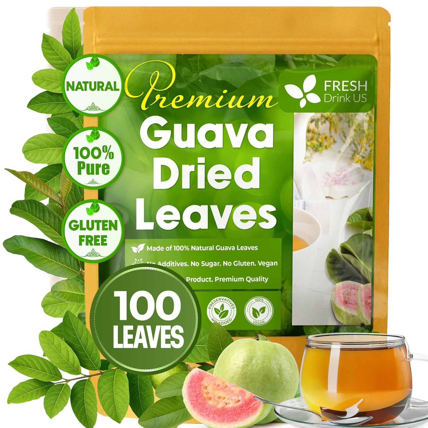 FreshDrinkUS, Premium 60 Chamomile Lavender Tea Bags, Calming Herbal Blend Strong Support for Relaxation & Better Sleep | Naturally Caffeine-Free Bedtime Tea with Soothing Floral Aroma, 100% Natural, Hand-made No Sugar/ Caffeine/ Gluten, Vegan - Colors C
