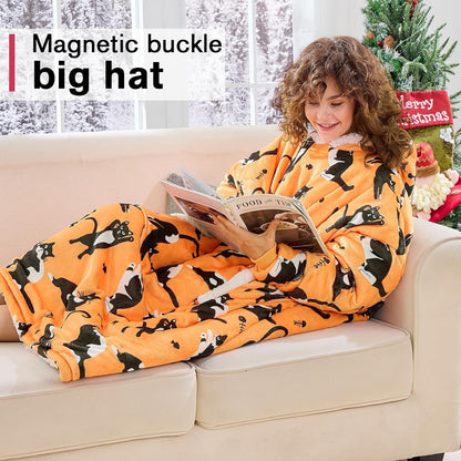 yescool Wearable Blanket Hoodie as Christmas Birthday Gifts for Women Mom - Colors B