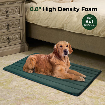 BALANCE Dog Crate Pad, Dog Foam Crate Mat Kennel Pad, Washable Water-Resistant Pet Bed Flat Dogs Cage Mat for Large Dogs