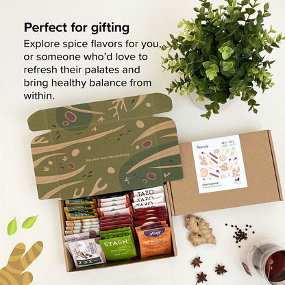 Sippingly Night Time Tea Sampler – 40 Herbal Teas – 10 Flavors from Top Brands – Chamomile, Lavender, Passionflower – Perfect Relaxation & Calm Support – Ideal Wellness Gift – Kosher, Gluten-Free