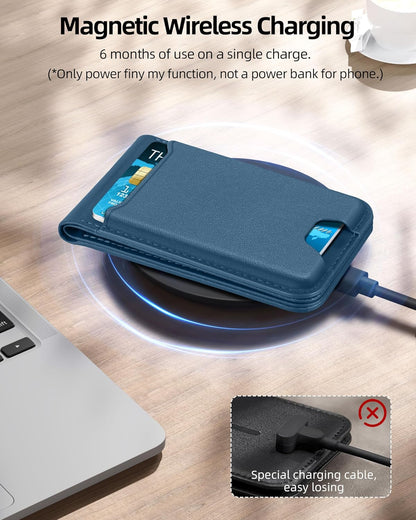 ExtreLife for Magsafe Wallet, Works with Apple Find My, 6 Cards Holder
