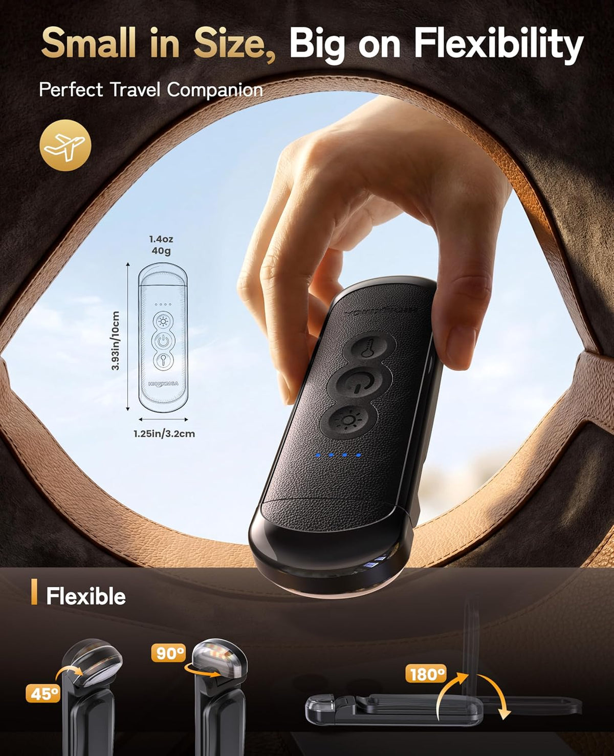 HIONXMGA Rechargeable Book Light,Clip-On Reading Light for Books in Bed