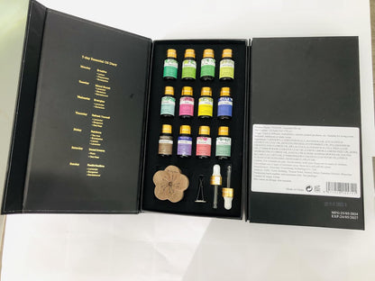 PHATOIL 15PCS Essential Oils Gift Set - Premium Quality 100% Natural Pure Essential Oils for Aromatherapy Diffuser Yoga Home Office Soap Candle Making- 5ml/Bottle