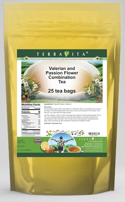 Valerian and Passion Flower Combination Tea (25 tea bags, ZIN: 513636)