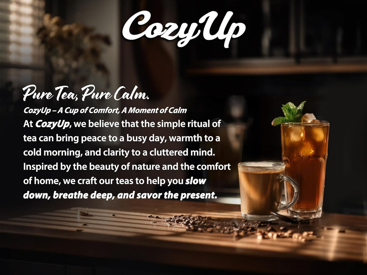Cozy Up Earl Grey Tea K-Cup Pods, 36-Count, Compatible with Keurig Brewers