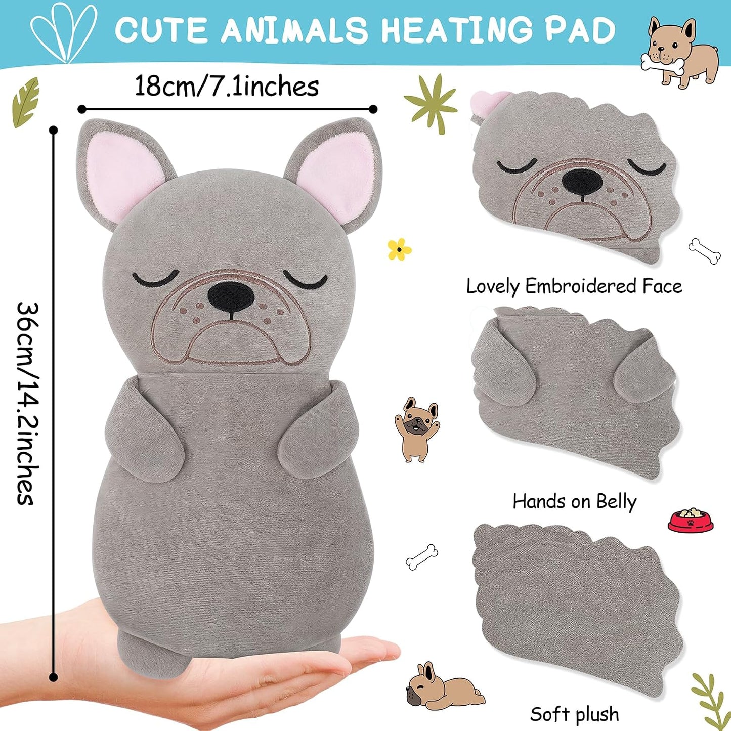 Microwave Heating Pad for Period Cramps,Otter Microwavable Heating Pad for Shoulder Neck Back Knee Pain Relief with Lavender Scented,Cute Otter Plush Toys Heat Pack for Women Kids Birthday