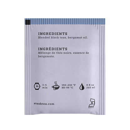 STASH Earl Grey Black Tea, 120 Bags (6 Boxes of 20), Caffeinated