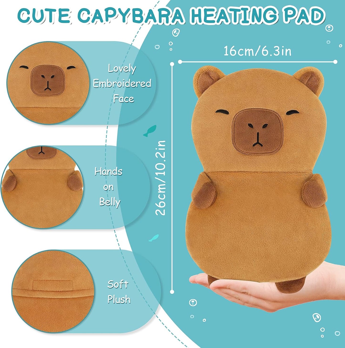 Microwave Heating Pad for Period Cramps,Otter Microwavable Heating Pad for Shoulder Neck Back Knee Pain Relief with Lavender Scented,Cute Otter Plush Toys Heat Pack for Women Kids Birthday