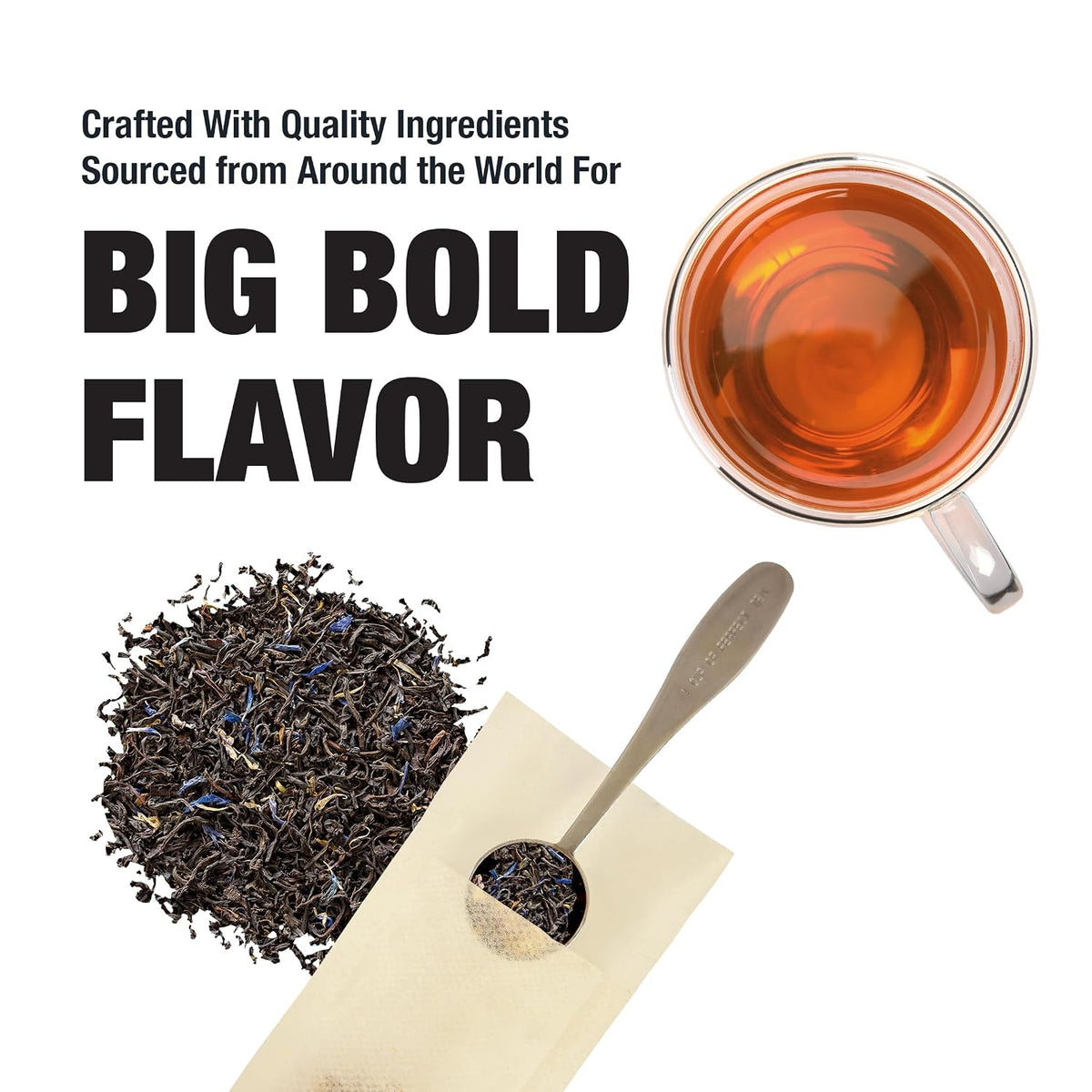Tiesta Tea Earl Grey de la Crème, Creamy Earl Grey Black Tea, 4oz