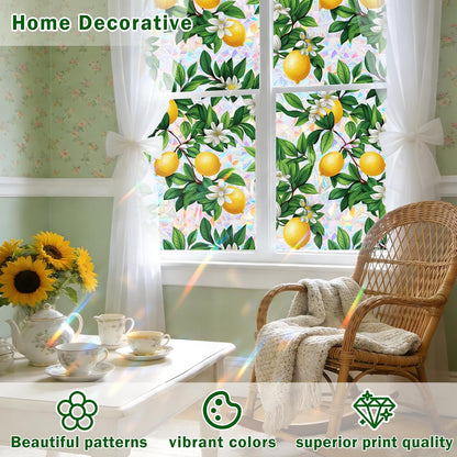 Frosted Glass Window Film, Decorative Sun Heat Blocking,Anti UV Save Energy