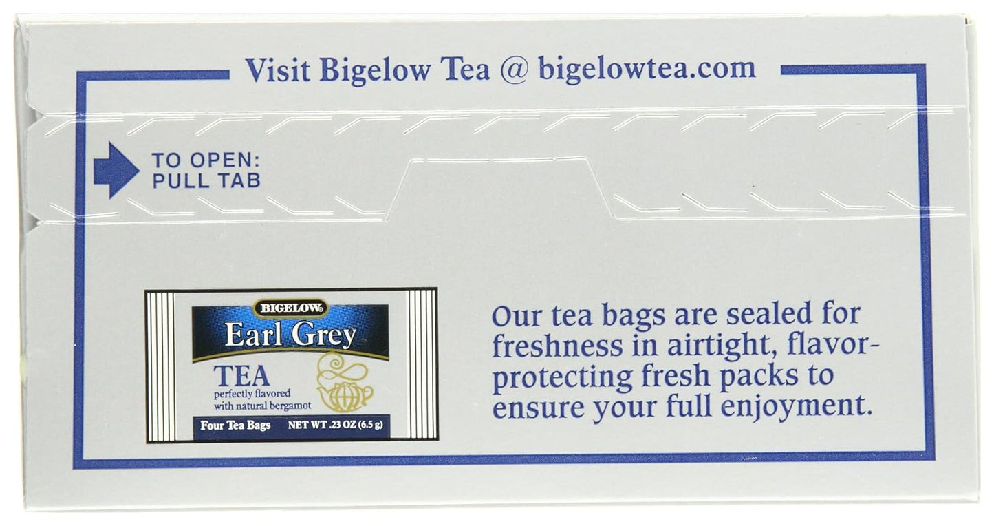 Bigelow Tea Black Tea 6 Flavor Variety Pack, Caffeinated Tea with Mint, Lemon, Constant Comment, English Teatime, Earl Grey, and Vanilla Chai, 20 Count Box (Pack of 6), 120 Total Tea Bags
