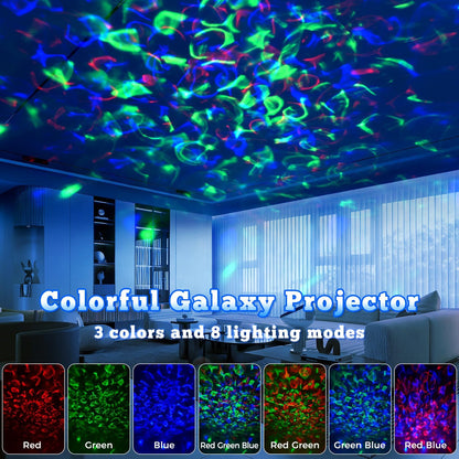 Galaxy Projector for Bedroom, Night Light for Kids, Nebula Ceiling LED Lamp