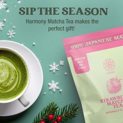 Harmony Premium Japanese Lavender Matcha Tea, 10 Sticks