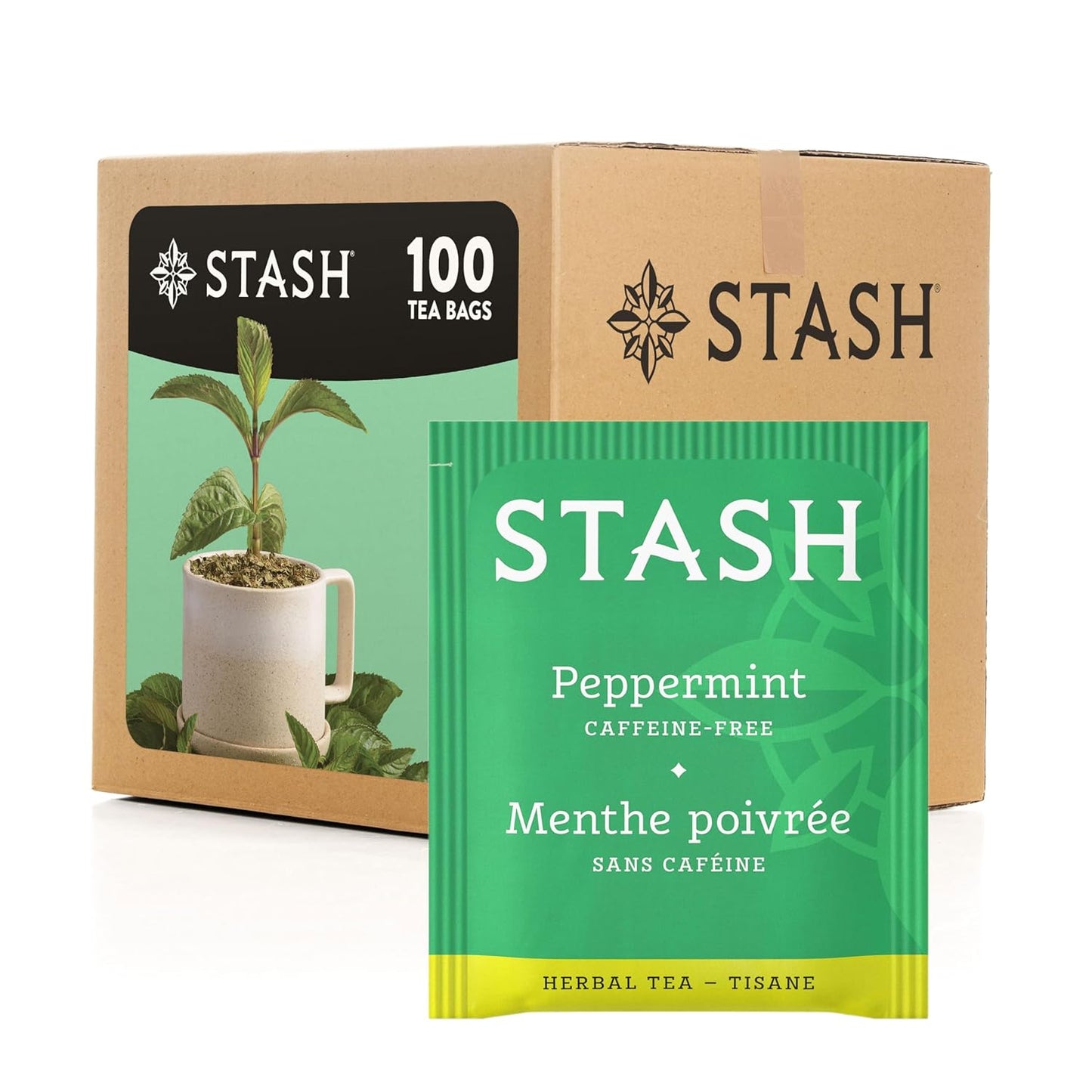 Stash Tea Chamomile Herbal Tea, 100 Count (packaging may vary) - Colors B