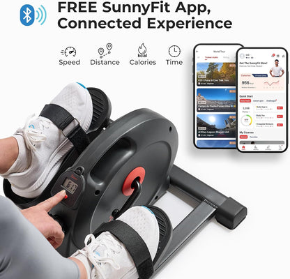 Sunny Health & Fitness Under Desk Pedal Elliptical Machine Leg Exerciser