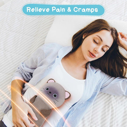 Microwave Heating Pad for Period Cramps,Otter Microwavable Heating Pad for Shoulder Neck Back Knee Pain Relief with Lavender Scented,Cute Otter Plush Toys Heat Pack for Women Kids Birthday