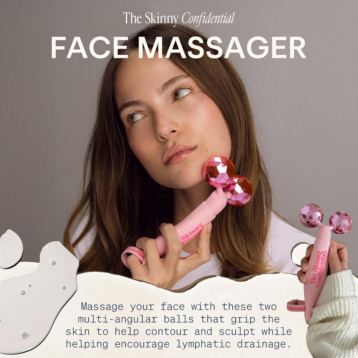 The Skinny Confidential Stainless Steel Ice Roller for Face