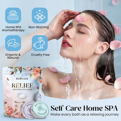 Shower Steamers Aromatherapy, Birthday Gift for Women Teen Girl Mom