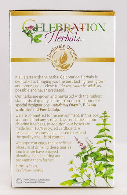 Celebration Herbals Organic Turmeric Ginger Lemon Blend, 24 Bags