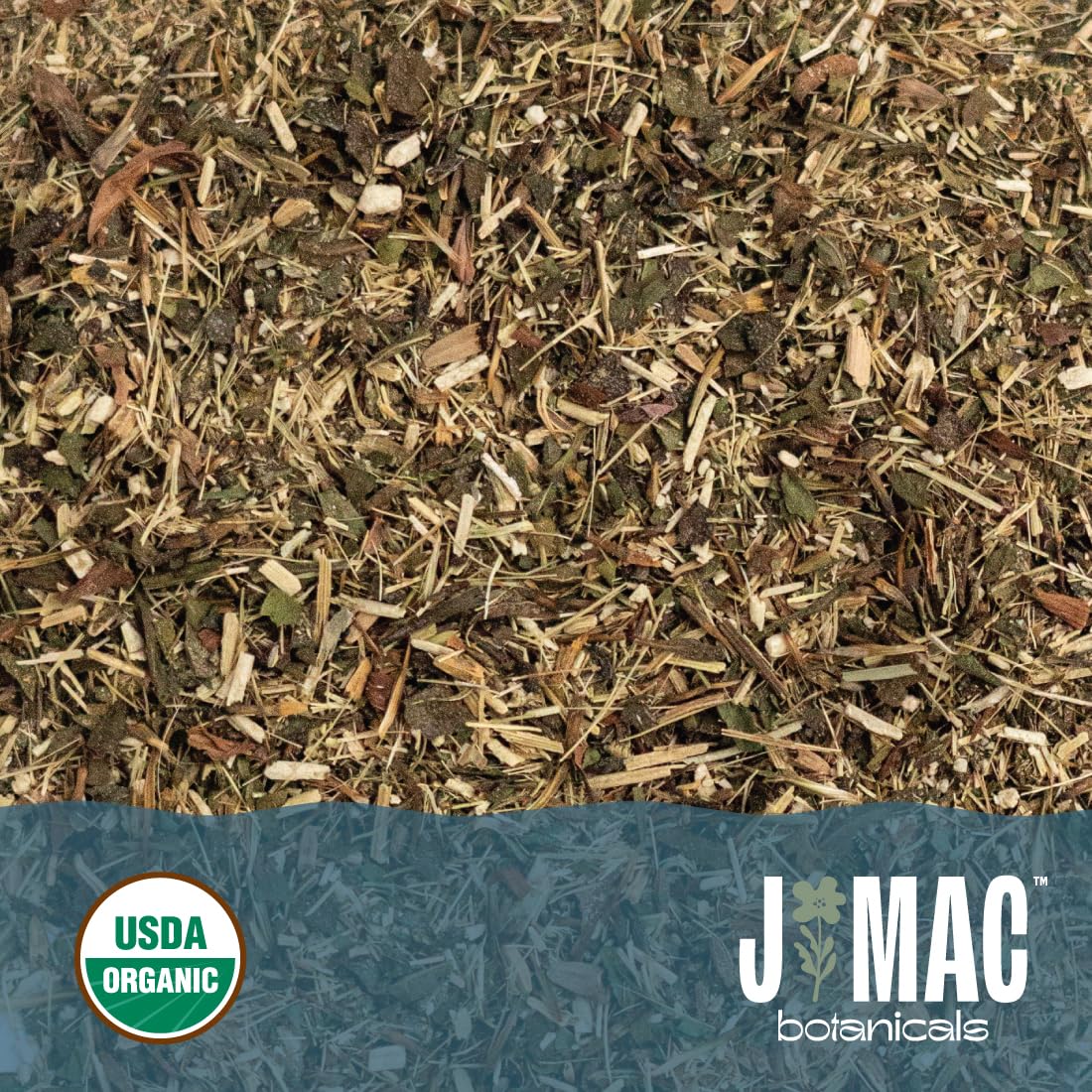 J Mac Botanicals, Organic Echinacea Herb & Sifted, Echinacea Purpurea, Organic Purple Cornflower tea