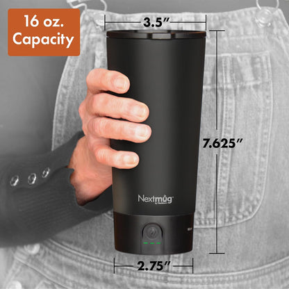 Nextmug Go - Temperature-Controlled, Self-Heating Travel Mug