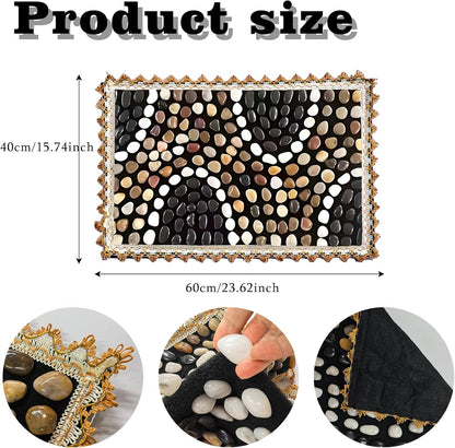 LIYAOLI Wood Foot Massager Mat - Portable Acupressure Pad for Pain Relief, Foldable Pressure Point Relief Tool, Home Spa Therapy Foot Massage Board, Ideal Gift for Seniors