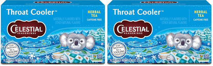 Celestial Seasonings Chamomile Tea Bags - Honey Vanilla Herbal Tea, Caffeine Free, 20 Bags Per Box (Pack of 6)