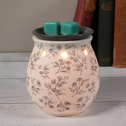 Scentsationals Wax Melt Warmer, Wax Warmer for Scented Wax Melts - Kristy - Candle Wax Melter for Fragrance Cubes and Tarts