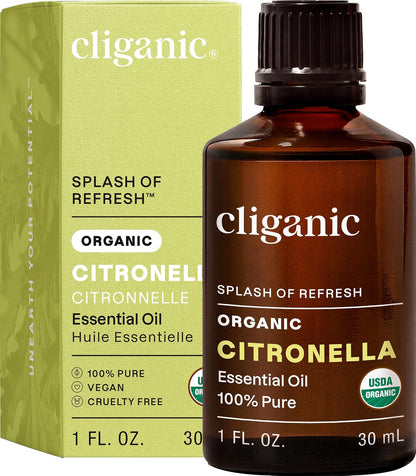 Cliganic Organic Lavender Essential Oil - 100% Pure Natural Undiluted, for Aromatherapy Diffuser | Non-GMO Verified - Colors A