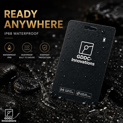 Tracker Card | Rechargeable | Apple Find My & Android