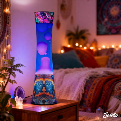 JAMBO 15.5" The Upgraded Motion Lamp, Sunset Decal Motion Light, Beautiful Home Decor, Living Room Bedroom Lamp, Relaxing Nightlight for Teens, Kids & Adults