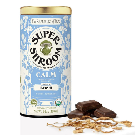 The Republic of Tea SuperShroom Organic Calm Herbal Tea, 36 Count