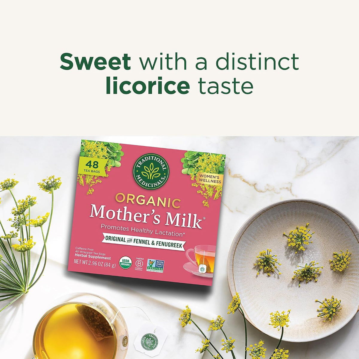 Traditional Medicinals Organic Mother's Milk, 48 Tea Bags