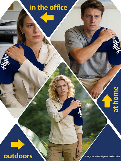 Shoulder Ice Pack Wrap for Rotator Cuff and Arm,Cold Compression for Relief