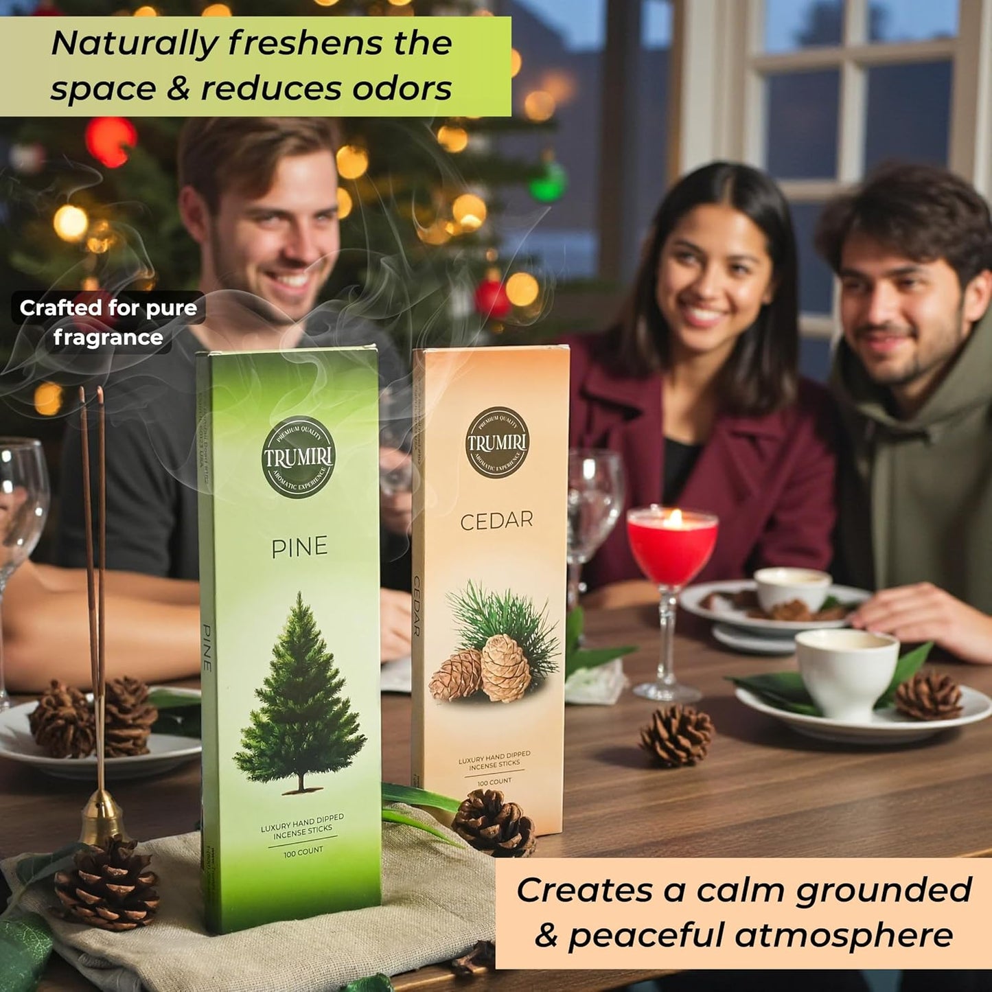 Hem Incense Sticks Variety Pack #23-120 Insence-Sticks (6 Incents x 20 Insense) + Incense Stick Holder with 6 Most Liked Scents Including Patchouli Dragons Blood White Sage Frankincense-Myrrh