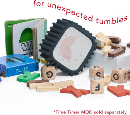 Time Timer MOD 60-Minute Visual Timer, Home Edition, Silent Operation, Study Tool for Homeschool and Office Use (Pale Shale)