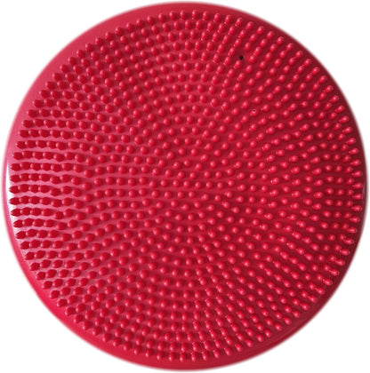 AppleRound Inflated Wobble Cushion with Hand Pump, Air Stability Board (Extra Thick), Core Balance Disc for Adults, Sensory Wiggle Seat for Kids, Flexible Seating for All Age, 13.5in / 34cm Diameter